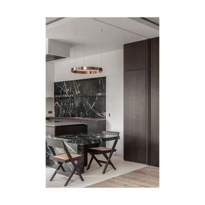 Kitchen by @tcc.architecten, stone by @hullebusch_naturalstone